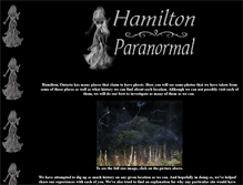 Tablet Screenshot of hamiltonparanormal.com